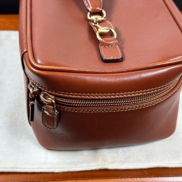Gucci by Tom Ford mid 90s Horsebit Vanity makeup leather case tan with horsebit - Picture 5 of 13
